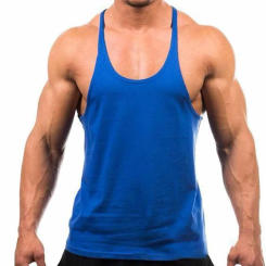 Men Fashion Tank Top Vest Male Gym Bodybuilding Sport Sleeveless Singlet Vest Bodybuilding Fitness Muscle Vest Sleeveless Shirt