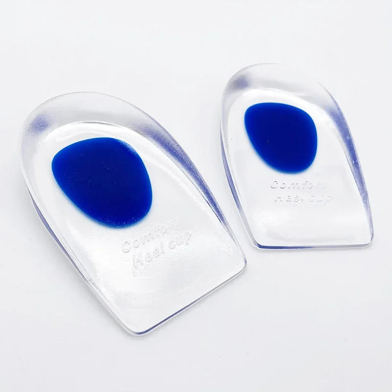 Description Picture 4 of item2pcs Soft Silicone Gel Insoles for Heel Spurs Pain Relief Foot Cushion Foot Massager Care Heel Cups Shoe Pads Increase Care Tool