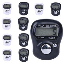 1pcs Mini Point Marker And Row Finger Meter LCD Electronic Digital Tally Counter For Sewing Knitting Weave Tool Counters