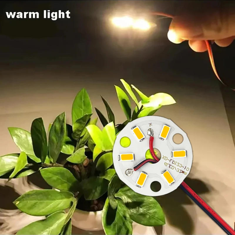 Description Picture 5 of item10Pcs High Bright LED Light Board 3W 12V Warm White Dia 32MM SMD 5730 Chips For DIY Bulb Circular Transformation Light Source