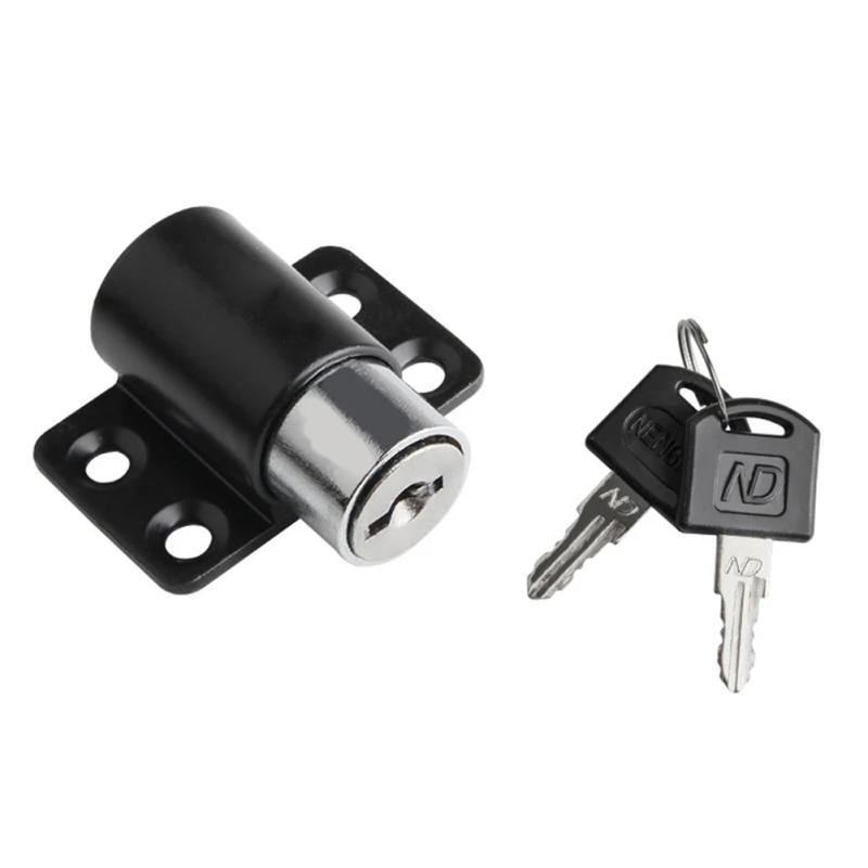 Description Picture 3 of itemShift Door Lock Flat Sliding Door Lock Child Safety Lock Antitheft Door Window Security Lock Retainer Limiter