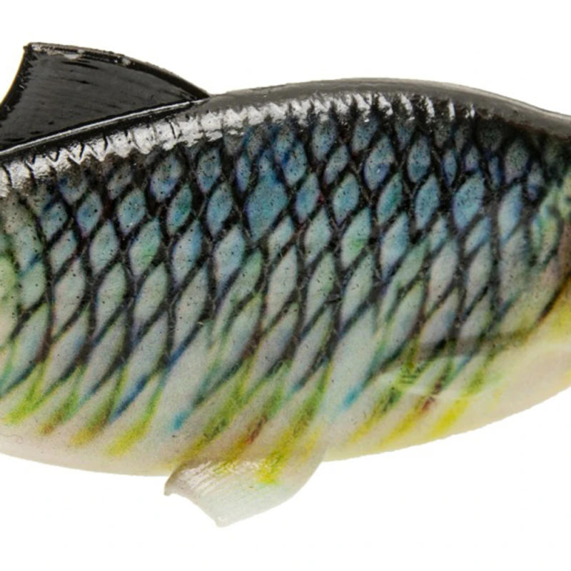 Description Picture 5 of item2 PCS Soft Plastic Fishing Lures Life Like Action T-Tail Lure Paddle Tail Swimbaits 13.5cm/28g Sea Fish Lures for Bass Fishing
