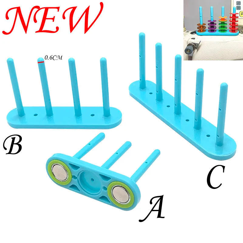 Description Picture 2 of itemAbacus Type Sew Bobbin Storage Rack Bobbin Magnetic Thread Core Bracket Bobbin Storage Rack  Pillars Lock Cylinder Garment Tools