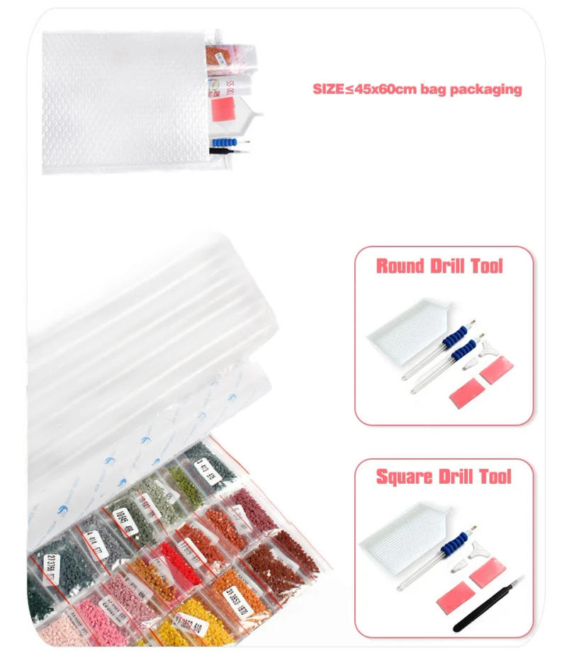 Description Picture 6 of itemHUACAN DIY 5D AB Diamond Painting Flower Colorful Rose Mosaic Cross Stitch Sets Handmade Gift Picture Of Rhinestone Wall Decor