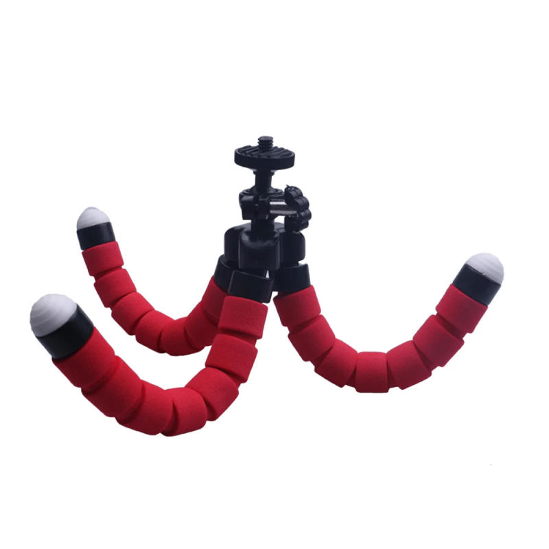 Description Picture 4 of itemMobile Cell Phone Holder Flexible Octopus Tripod Stand Holder Sponge Lazy Remote Controller Bluetooth Photo Accessories