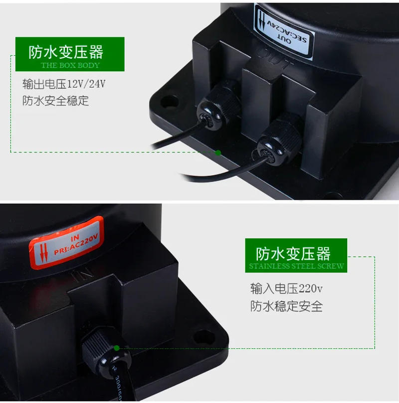 Description Picture 6 of itemWaterproof ring transformer led power supply underground lamp underwater lamp glue filling 220 to AC output AC24V/12V