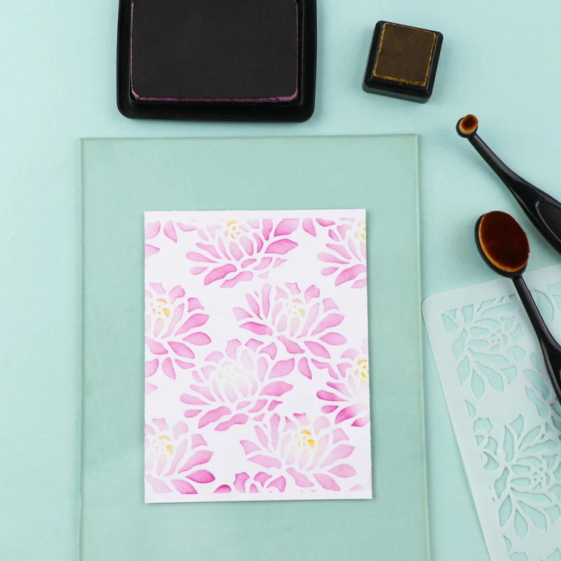 Description Picture 5 of item10 Mixed Sizes Blender Brushes for Stencils Card Making Crafting Ink Blending Brushes Set DIY Scrapbooking Cards Handmade Tools