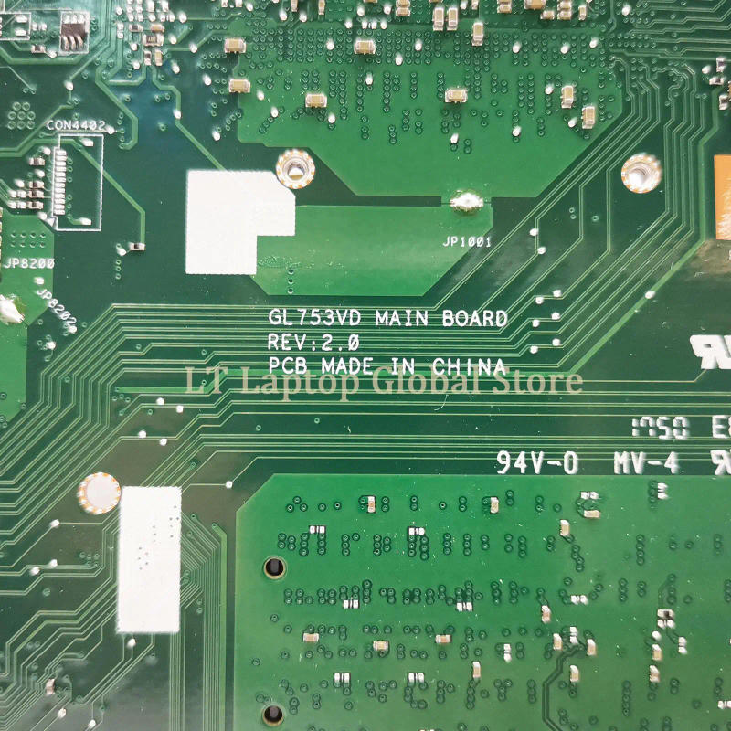 Description Picture 3 of itemGL753VD GL753VE Laptop motherboards for ASUS ROG FX753V ZX753V GL753V GL753 Mainboard CPU I5-7300HQ I7-7700HQ GPU GTX1050ti