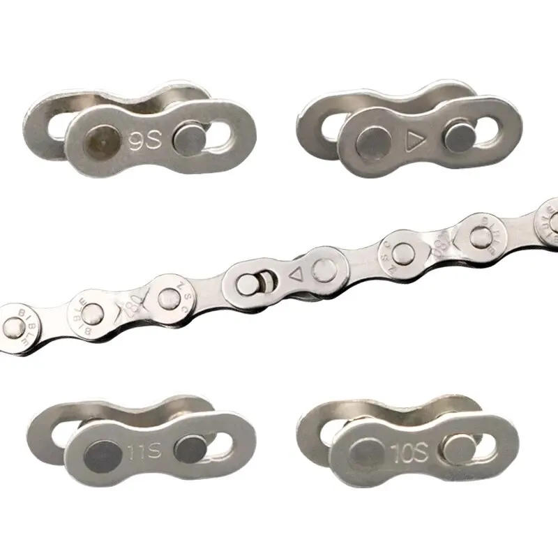 Description Picture 4 of itemRIDERACE Bicycle Chain Link Connector Joints Magic Buttons 10 11 12 Speed 5 Pairs Road Cycling Mountain Bike Quick Master Links