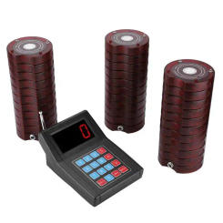 SU-668 Pager Wireless Celling Pager System 30 Receivers for Restaurant Coffee Shop Food Court Queuing System 100-240V