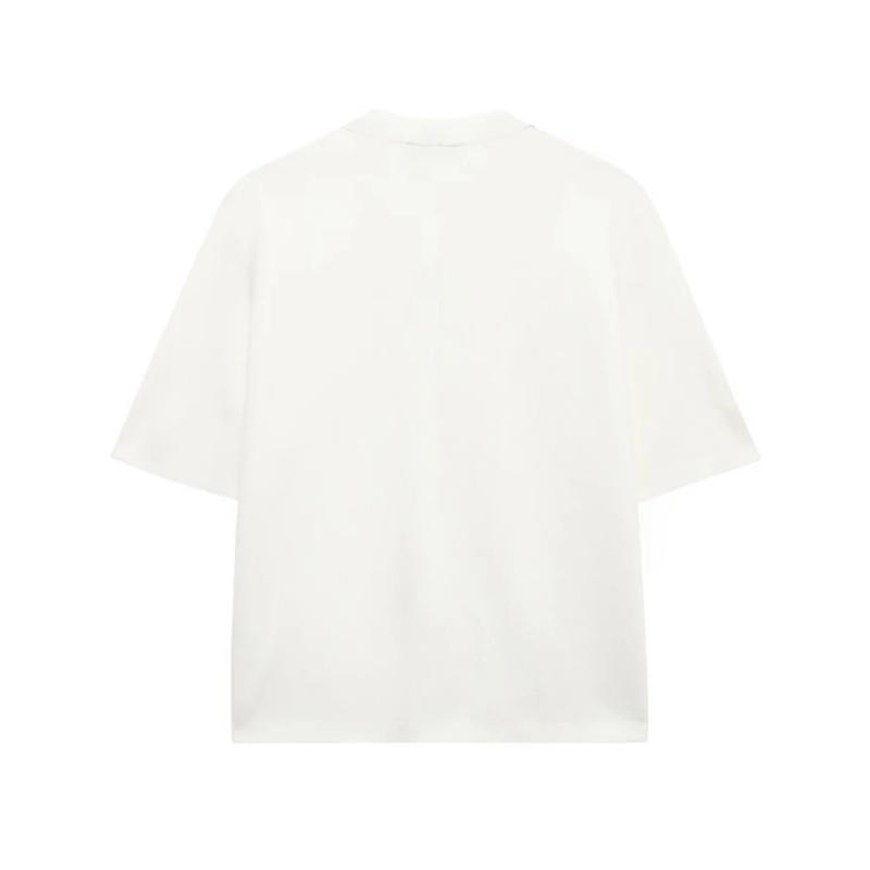 Description Picture 6 of itemTRZA-Women's Front Patch Pockets Cardigan with Buttons, Knit Sweater, O Neck, Short Sleeve, Female Outerwear, Chic Tops, Fashion