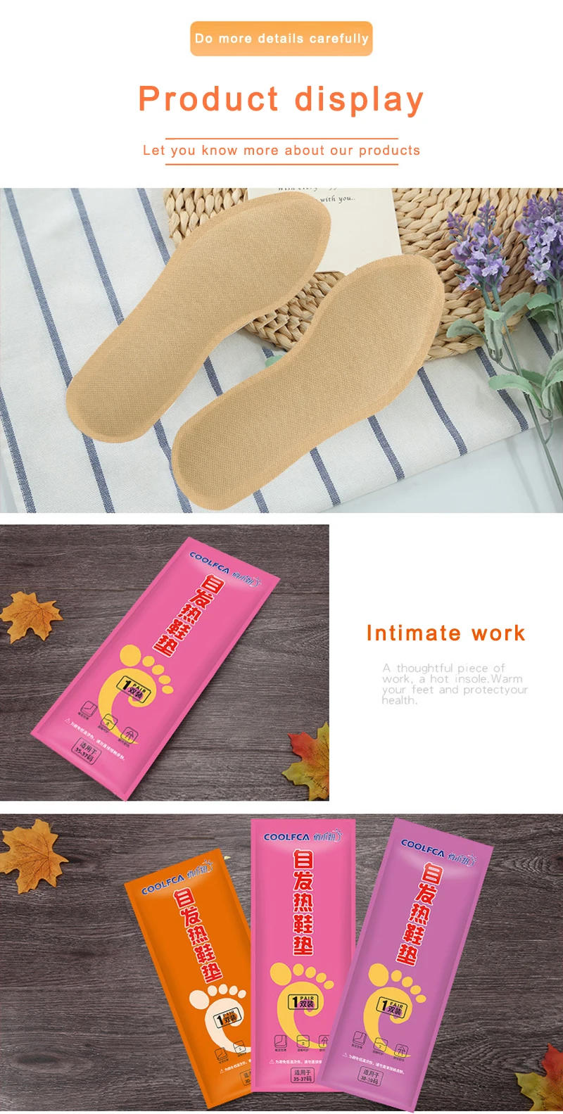 Description Picture 5 of item1pair Self Heating Thermal Insoles Winter Feet Thermal Shoe Pads Inserts For Men Women Sports Shoes Boots Self-heating Shoe Pads