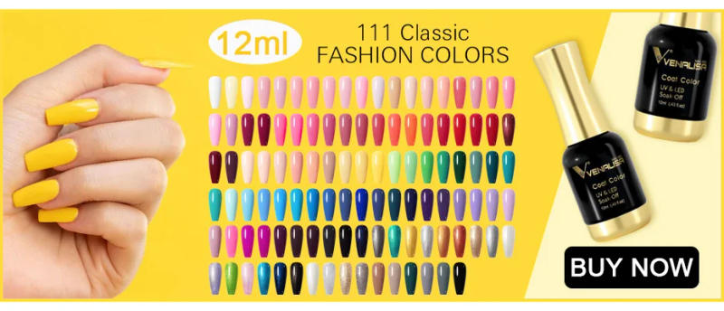 Description Picture 2 of itemVenalisa 12ml Tempered Top Coat Bright Effect LongWear Color Natural Pink Nude Nail Gel Polish High Quality Platinum Gel Varnish