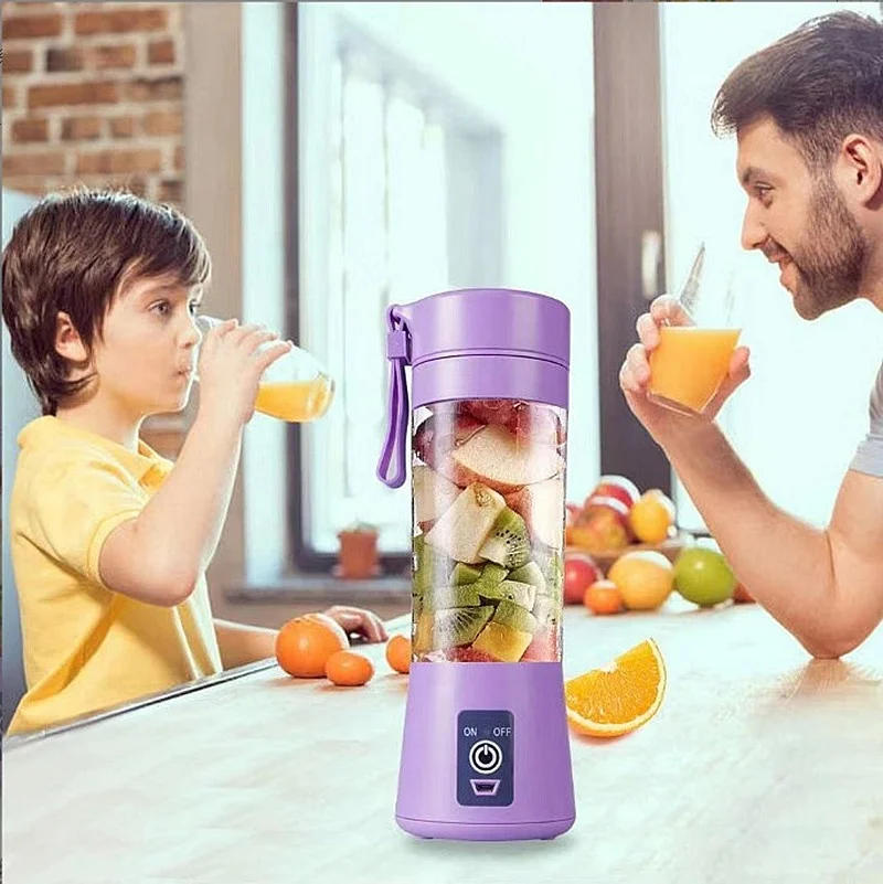 Description Picture 2 of itemElectric Mini Juice Shake Blender Portable Mini Whirlwind Juice Cup Charging Mini Edition Fruit Juice Machine 6 Blades