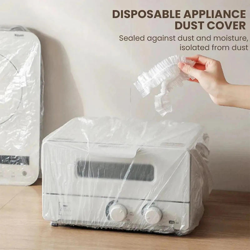Description Picture 6 of item10pcs All-Purpose Covers Disposable Dust Cover for Household Appliances Fan Microwave Oven  Kitchen Accessories