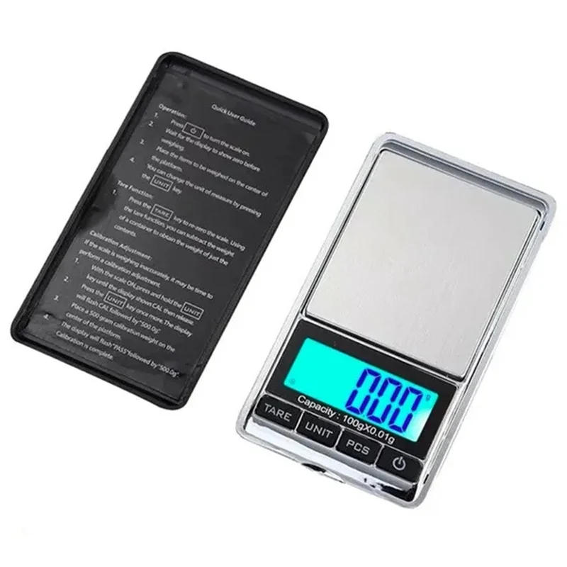 Description Picture 5 of itemMini Digital Scale 100/200/500g 0.01g High Accuracy LCD Backlight Electric Pocket Scale for Jewelry Gram Weight for Kitchen