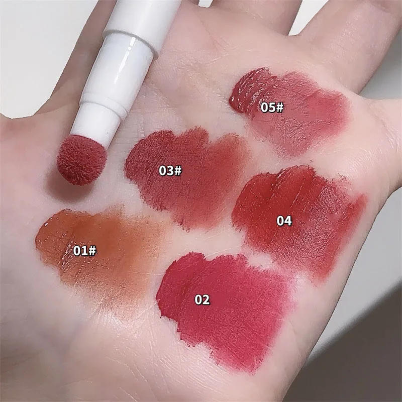Description Picture 5 of itemLip Gloss Cream Air Cushion Lips Cream Matte Brick Red Lip Glaze Mud Lipstick Pen Non-Stick Cup Female Lip Tint Korean Makeup
