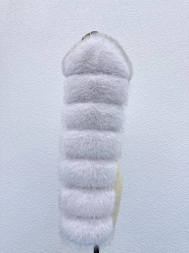 Description Picture 4 of itemFashionable Faux Fox Fur Coat Artificial Fur Outerwear Women's Shoulder Wrap Winter Street Style Fluffy Warm Clothes Wholesale