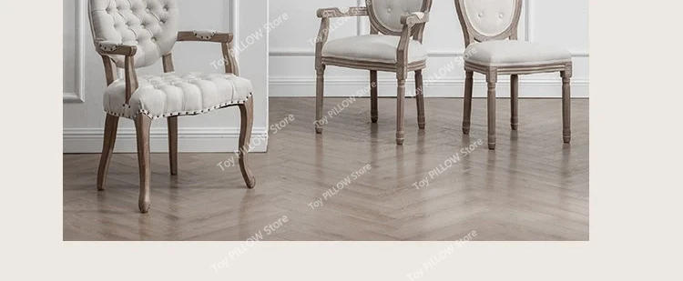 Description Picture 5 of itemNordic Dining Table Chairs Living Room Modern  Chair Industrial Deck-chair Individual Armchair Kitchen Furniture