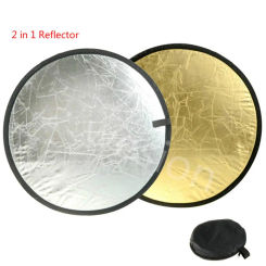 Reflector 2 In 1 Disc Handheld Light Plate Suitable For Live Photography Studio Portable Collapsible 30cm Fill Light Board Round
