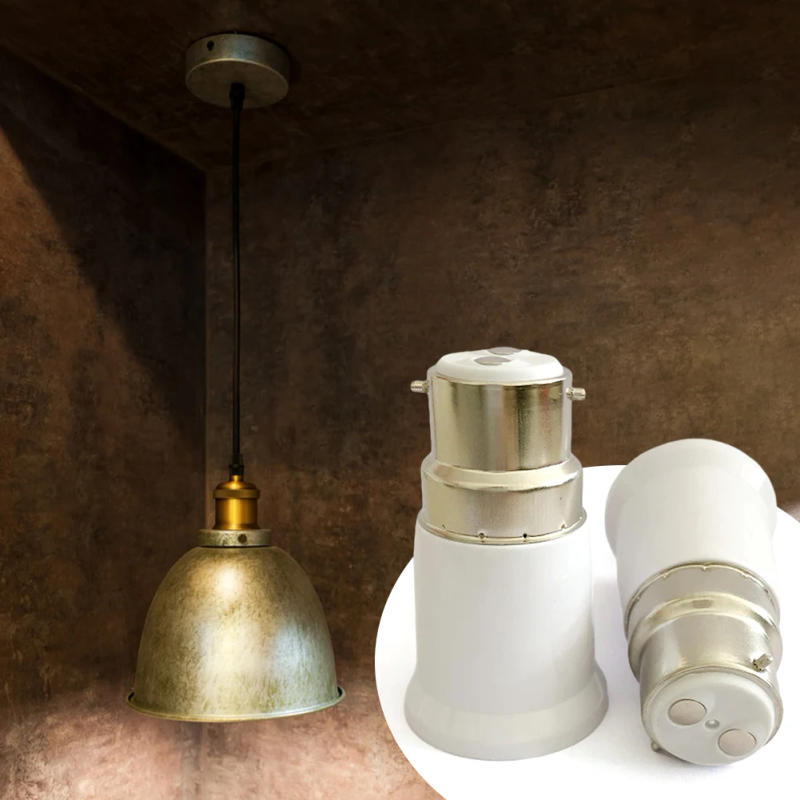 Description Picture 4 of item4pcs E27 To E14 Power Plug Conversion Led Lamp Bulbs Base Socket Converter Sockets Extended Lamp Bulb Conversion Holder