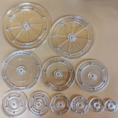 Turntable Acrylic 360 Rotating Display Stand Transparent Round Base Lazy Susan Jewelry Decor Swivel Plates Furniture Hardware