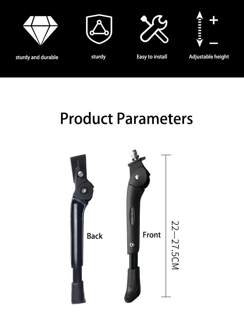 Description Picture 4 of itemDAHON Bicycle K3plus kickstand Mountain Bike Kickstand P8 Folding Bike Brace Cycling Kickstand