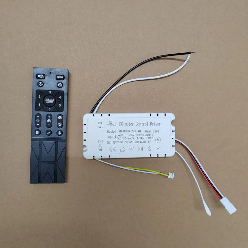 Description Picture 3 of itemCeiling Fan Accessories Ceiling Fan Remote Home Improvement 6 Speed Settings AC 110V-265V Battery Monitoring Effective Control