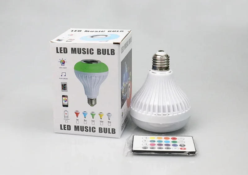 Description Picture 4 of itemLED Bluetooth music light bulb RGB Colorful Color Change Wireless remote control Bulbs With speaker intelligent bulb