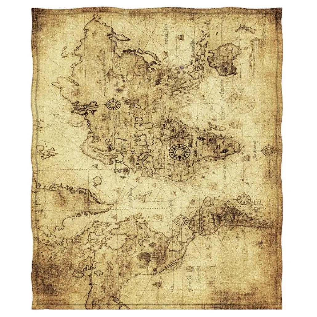 Description Picture 6 of itemBlanket Middle Earth Map Throw Blanket Soft Blanket Lightweight Bed Blanket Quilt Durable Sofa Blanket Luxurious Carpet Gifts