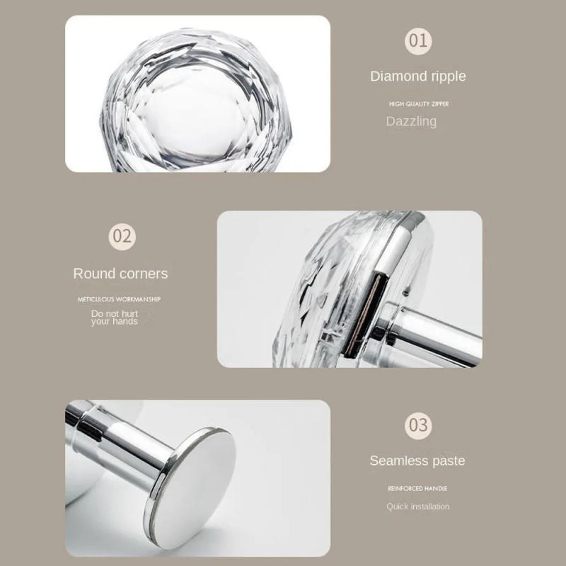 Description Picture 4 of itemPlastic Heart Shaped Toilet Tank Button Universal Labor-saving Furniture Handle Transparent Toilet Tank Button Aid Toilet