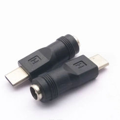 DC Power Adapter Converter Type-C USB Male to 5.5x2.1mm Female Jack Connector for Laptop Notebook Computer PC