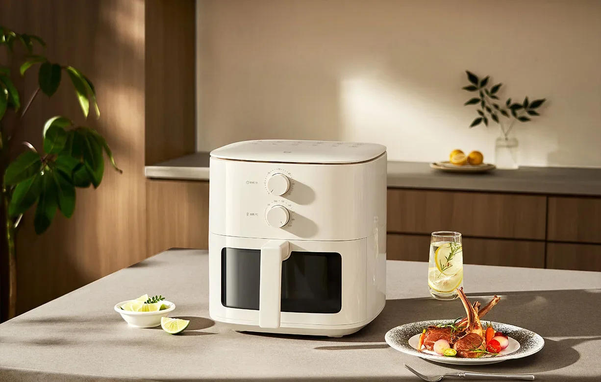 Description Picture 3 of itemMijia Smart Air Fryer N1 5L,Flip-free cooking,Large 5L capacity,Transparent window design,Chicken Fry Machine 220V CN Version