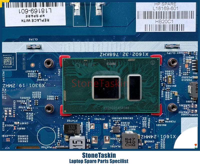 Description Picture 6 of itemStoneTaskin Original L18169-601 For HP Pavilion x360 14-CD Laptop Motherboard 17879-1A Pentium 4415U 100% Tested Mainboard MB