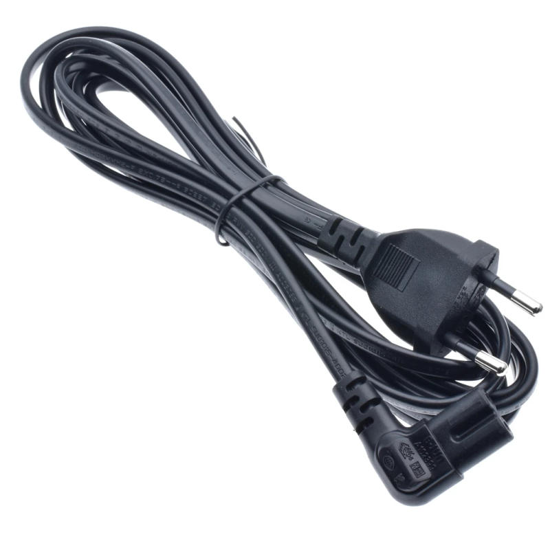 Description Picture 4 of itemEU Schuko CEE7/16 to IEC320 C7 Angle Converter Angle Extension Cable for Samsung Philips Sony LED TV Figure8 AC Power Cord 1m~5m