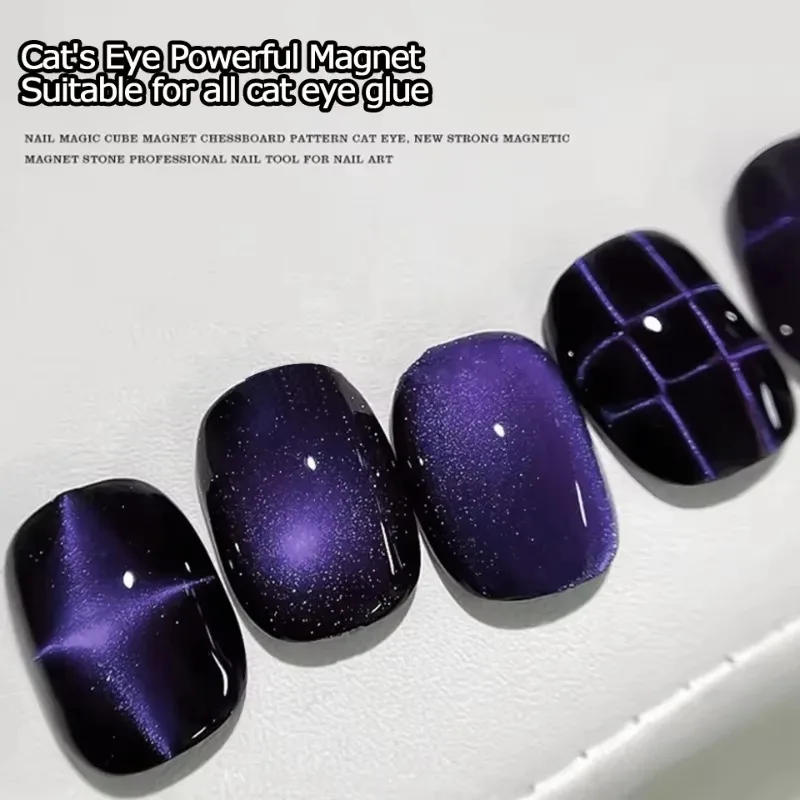 Description Picture 6 of item27Pcs Multi-Function Strong Magnet Cube Cat Magnet For Nail Gel Polish Nail Magnetic Stick Square Round Magnet Manicure Tools