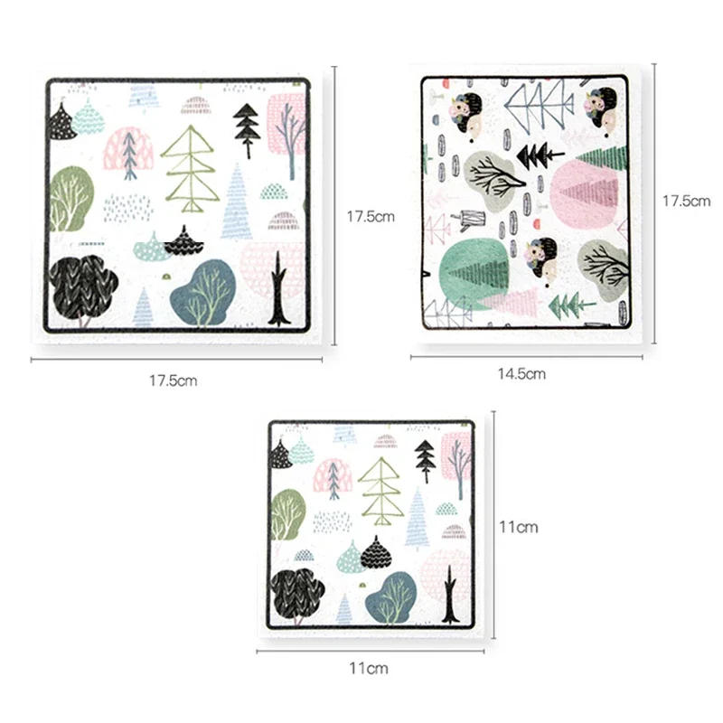 Description Picture 2 of itemNon-stick Cartoon Wood Pulp Cotton Magic Sponge Compressed Magic Wipes Dish Cloths Absorbent Cleaning Sponges Kitchen Tools