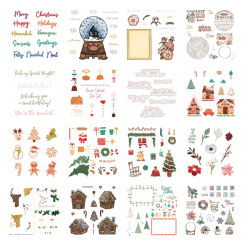 2024 November New Christmas Model Metal Cutting Dies Stamps and Stencils for DIY Scrapbooking Holiday Cards Handmade Decoration