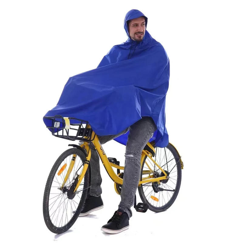 Description Picture 3 of itemRaincoat,Motorcycle Bicycle Hooded Rainwear,Cycling Rain Poncho,Rain Cape Poncho,Hooded Windproof Rain Coat,Moto Scooter Cover