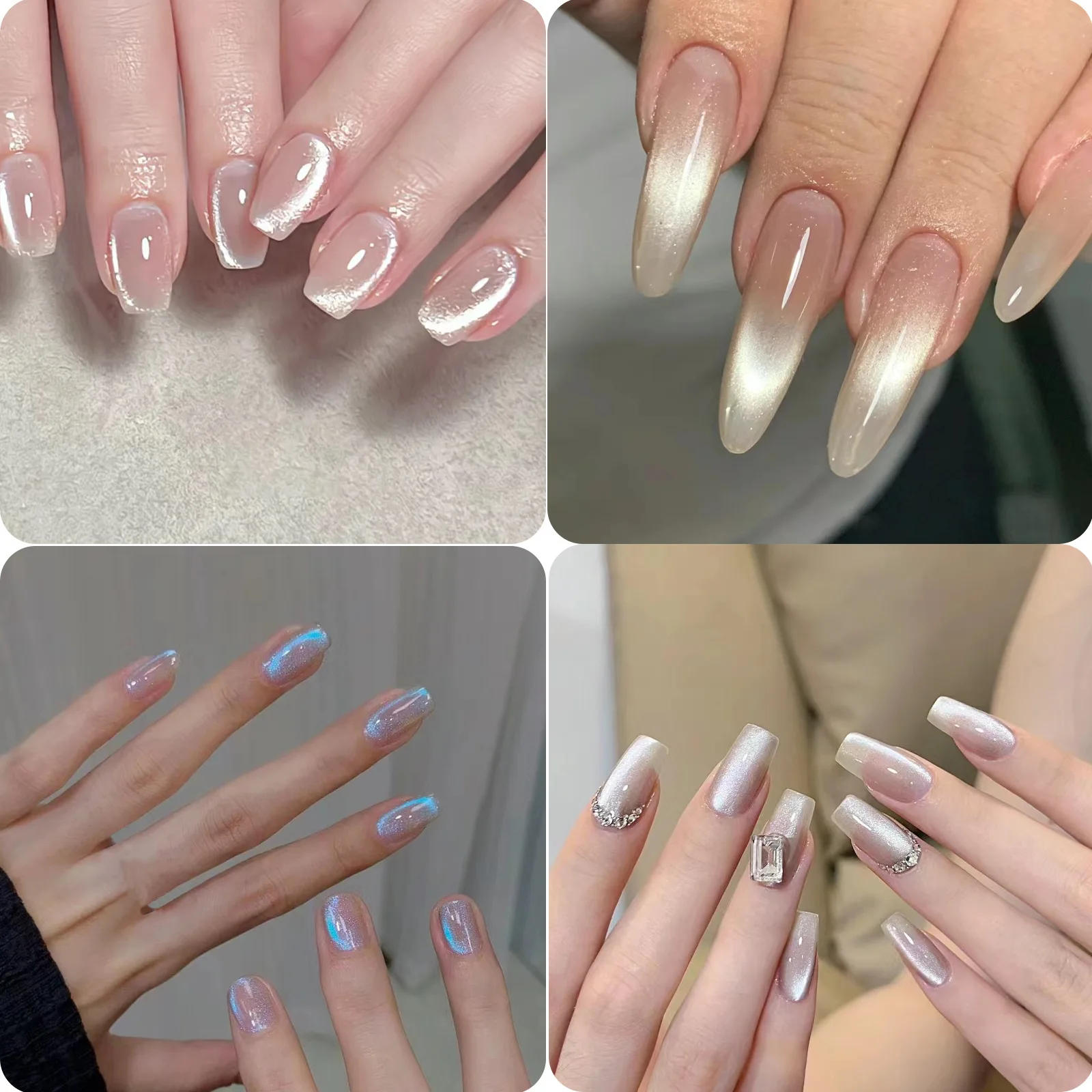 Description Picture 6 of itemDouble-End Cat Eye Magnetic Polish Gel Nail Magnet High Quality Convenient Wooden Pole Manicure Magnetic Stick For DIY Decoratio