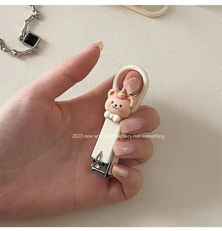 Description Picture 6 of itemNew Cute Bear Nail Clippers for Girl Women Boy Heart Portable Children's Nail Clippers Clippers Trimmers Nail Art Tool Wholesale