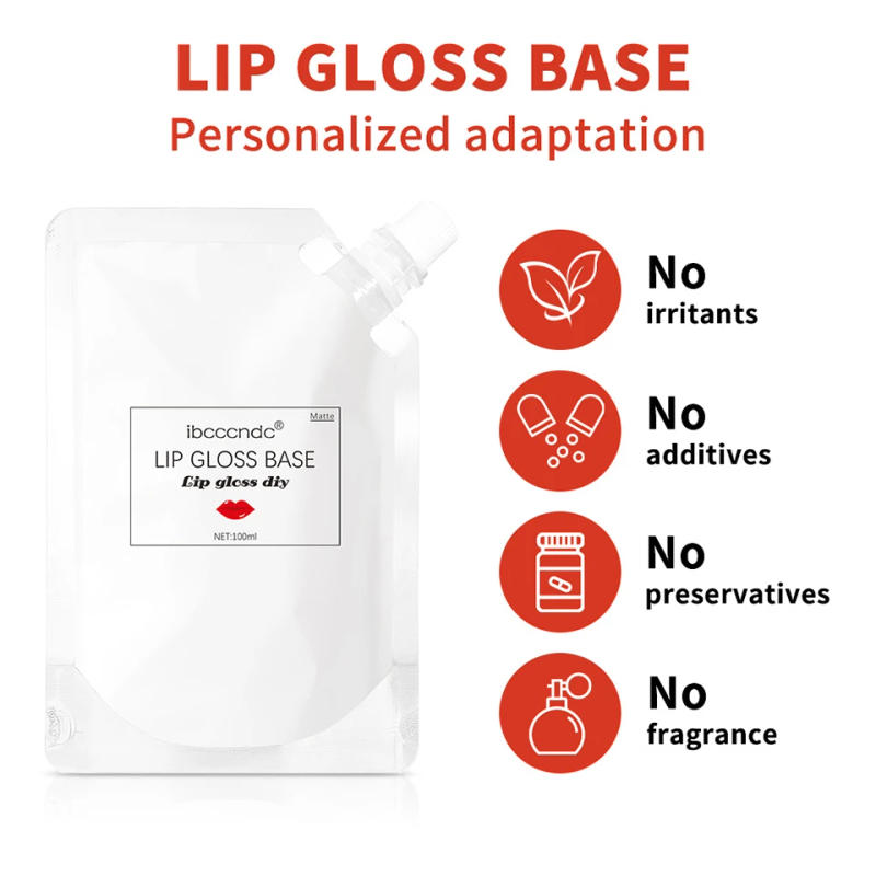 Description Picture 3 of item2025 NEW 100ml Lip Gloss Base Moisturized Non-stick Lotion Texture DIY Lip Glosses Matte Makeup Effect Lip Gloss Base Cosmetic