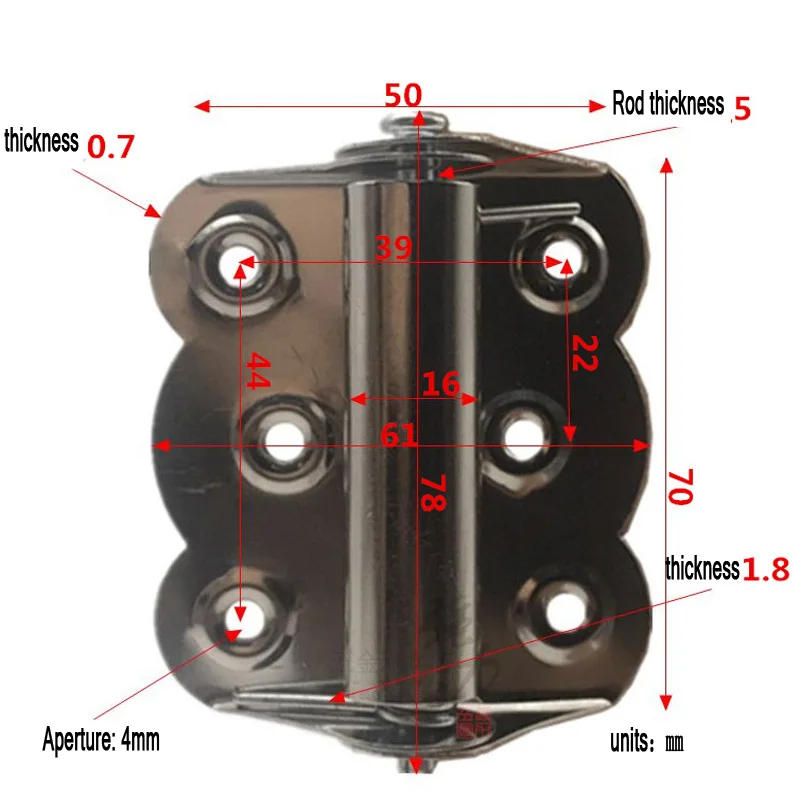 Description Picture 2 of itemButterfly Hinge Screen Door Automatic Spring Hinge Door Closer Sand Door Screen Window Reset Rebound Door Stainless Steel Hinge