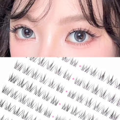 DIY Cluster Lashes Individual Cluster Silk Hand Made Eyelash Extensions Fake Eyelashes Segmented Eyelash Extensions