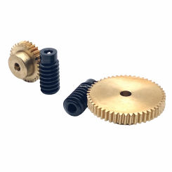 1: 20/30/40/50 Teeth Worm Spur Gear 0.8M 5/6MM Turbine Parts DIY Model