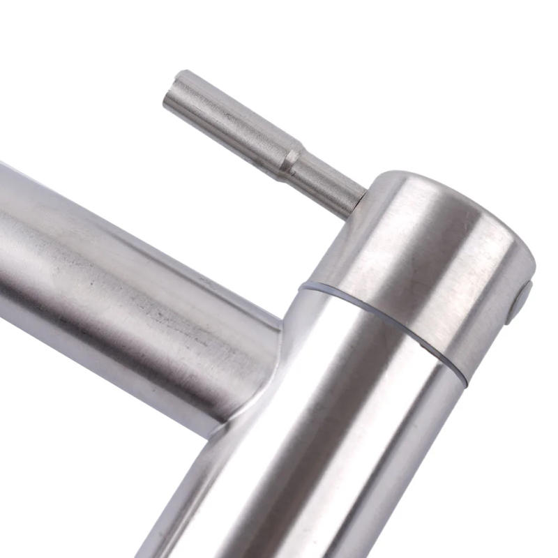 Description Picture 5 of itemSilver Bathroom Faucet Deck Mounted Single Cold Water Sink Mixer Tap Stainless Steel Basin Faucets Bathroom Accessories