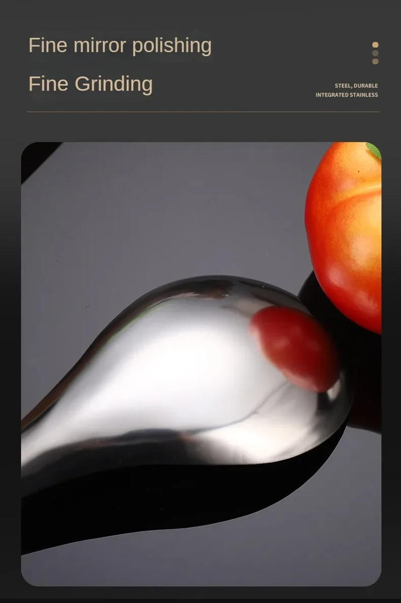 Description Picture 5 of item304 Stainless Steel Strainer Spoon Kitchen Colander Spoon Spoon Filter Strainer Food ScoopPerforated Skimmer Colander