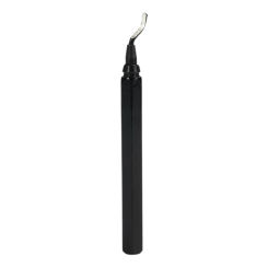 Blade Deburring Handle Full Metal Lightweight Scraper Bar Tool Waterproof 14.4cmx1.25cm/5.55inx0.49in 2pcs/set