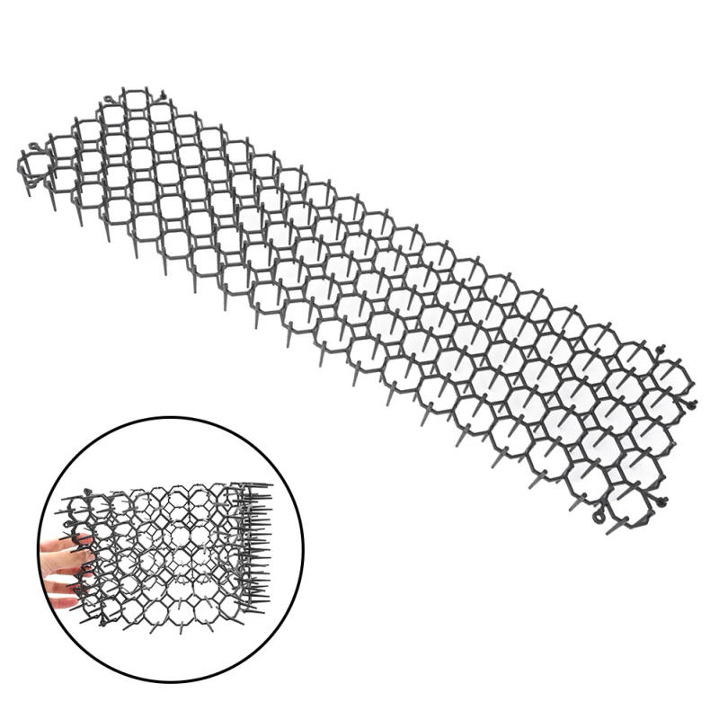Description Picture 3 of itemGarden Cat Scat Mats Anti Cat Mat Prickle Strips Net Network Spikes Prevent Cat Dog Digging Climbing Trees Cat Skewer Mesh Fence