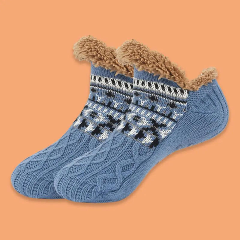Description Picture 3 of itemAutumn And Winter Floor Socks Home Warm Thicken Women Men Socks Sleep Carpet Socks Slippers Socks Men Non-slip Yoga Socks